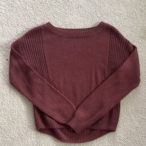 Aeropostale Burgundy Sweater, Juniors XS